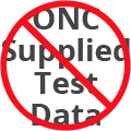No ONC Supplied Test Data No ONC Supplied Test Data Icon